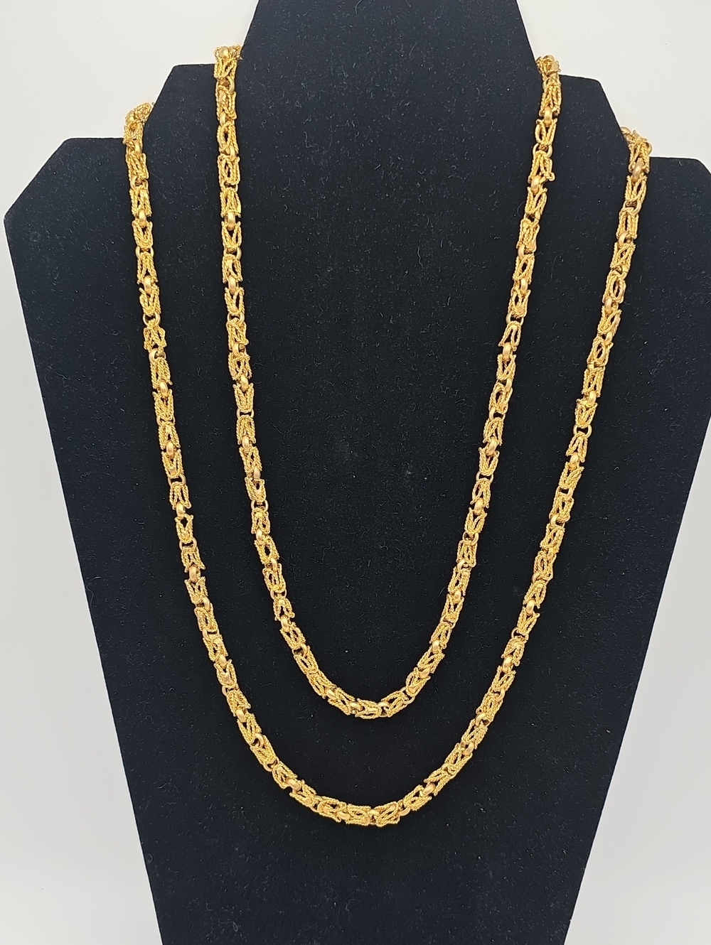 Intricute Gold Rope Chain Necklace- I Beleive That It Is Gold Filled